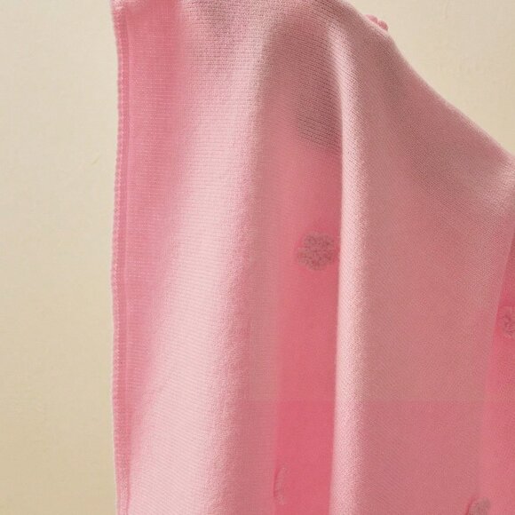 Pink Sexy Women's Beach 3D Flower Round Neck Hollow Halter Backless Cover Up - Picture 8 of 8